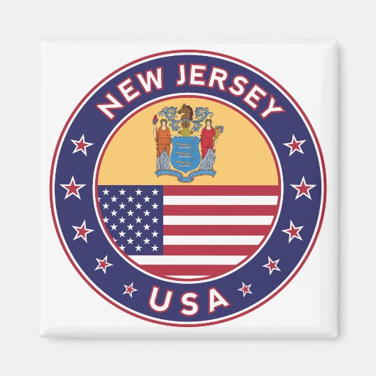 New Jersey Magneet (Voorkant)