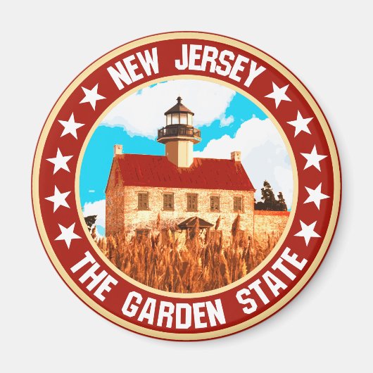 New Jersey Magneet (Voorkant)