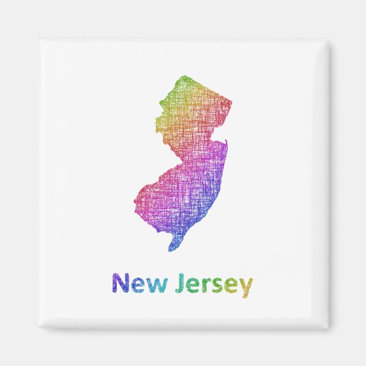 New Jersey Magneet (Voorkant)