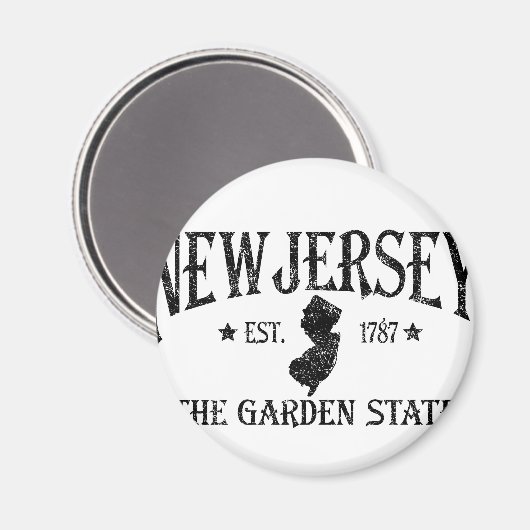 New Jersey Magneet (Voorkant / Achterkant)