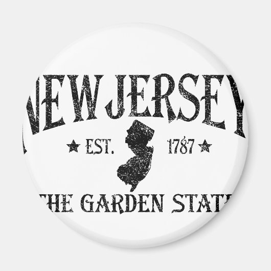 New Jersey Magneet (Voorkant)