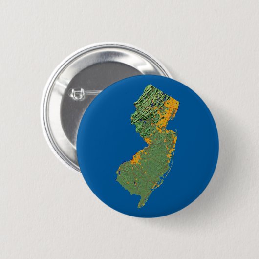 New Jersey Map Button (Voorkant /achterkant)