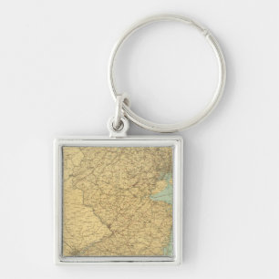 New Jersey Map Sleutelhanger