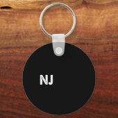 New Jersey Marathon Shirt, Run Nj  Sleutelhanger (Voorkant)