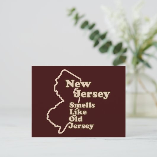 New Jersey mells als Old Jersey Briefkaart (Staand voorkant)