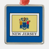 New Jersey Metalen Ornament (Voorkant)