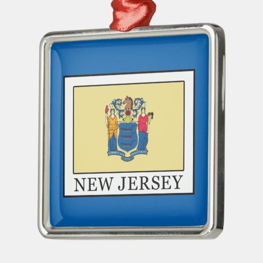 New Jersey Metalen Ornament (Links)