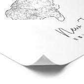 New Jersey Minimal Street Map Poster (Hoek)