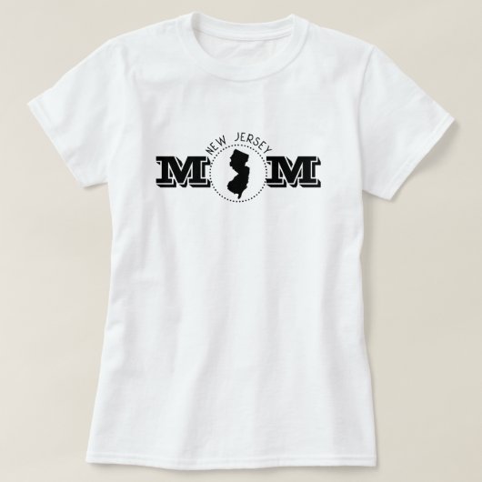 New Jersey Mom  T-shirt (Design voorkant)