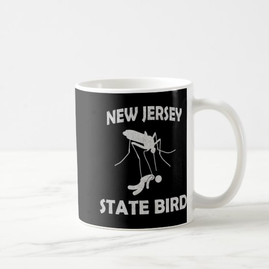 New Jersey Mosquito State Bird Funny Outdoors  Koffiemok (Rechts)
