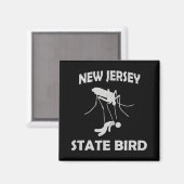 New Jersey Mosquito State Bird Funny Outdoors  Magneet (Voorkant / Achterkant)