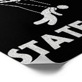 New Jersey Mosquito State Bird Funny Outdoors  Poster (Hoek)