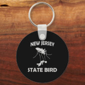 New Jersey Mosquito State Bird Funny Outdoors  Sleutelhanger (Voorkant)