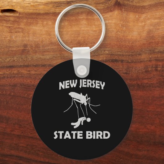 New Jersey Mosquito State Bird Funny Outdoors  Sleutelhanger (Voorkant)