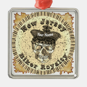 New Jersey-motorrijder Metalen Ornament