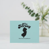 New Jersey Motto - We hebben de parkeerplaats uitg Briefkaart (Staand voorkant)