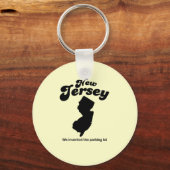 New Jersey Motto - We hebben de parkeerplaats uitg Sleutelhanger (Voorkant)