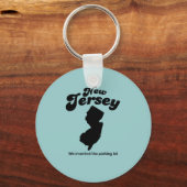 New Jersey Motto - We hebben de parkeerplaats uitg Sleutelhanger (Voorkant)