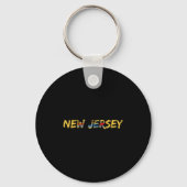 New Jersey, New Jersey Flag  Sleutelhanger (Voorkant)