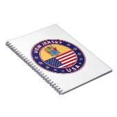 New Jersey, New Jersey, sticker, telefooncel, tas Notitieboek (Rechterzijde)