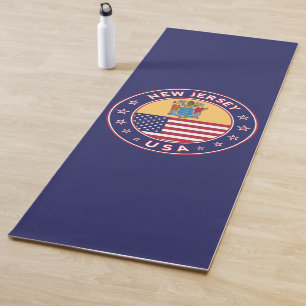 New Jersey, New Jersey, sticker, telefooncel, tas Yogamat