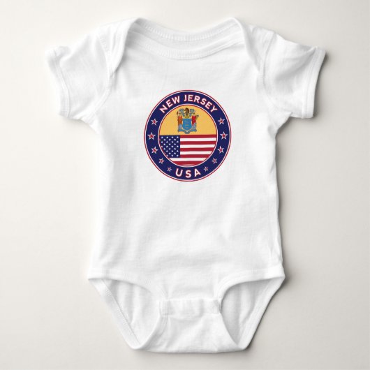 New Jersey, New Jersey t-shirt, Romper (Voorkant)