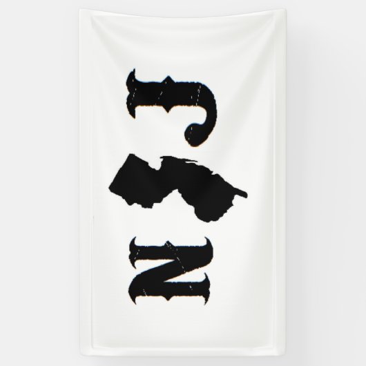 NEW JERSEY NJ College Dorm  Spandoek (Verticaal)