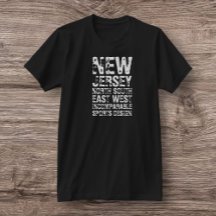 New Jersey North-West T-shirt met korte mouwen
