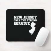 New Jersey Only The Strong Survive Shirt Funny Gif Muismat (Met muis)