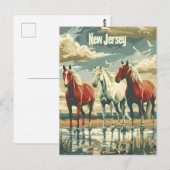 New Jersey Paarden Briefkaart (Voorkant / Achterkant)