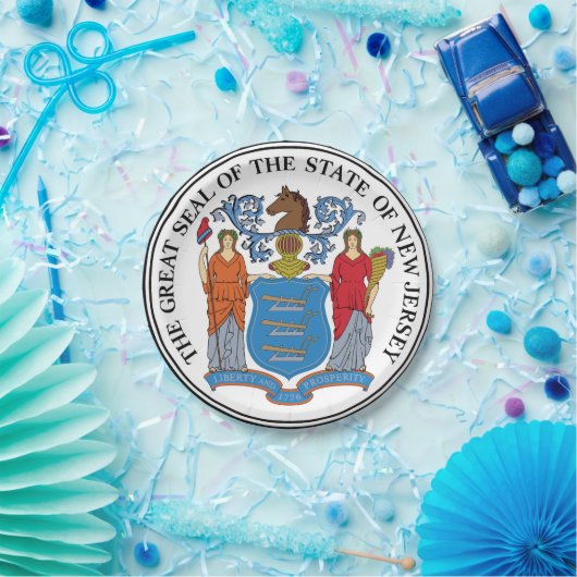 New Jersey Papieren Bordje (Feest)