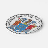 New Jersey Papieren Bordje (Gekanteld)