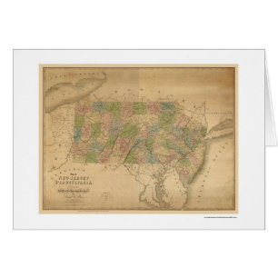 New Jersey & Pennsylvania Railroad Map 1839