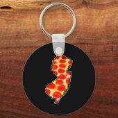 New Jersey Pepperoni Zza  Sleutelhanger (Voorkant)