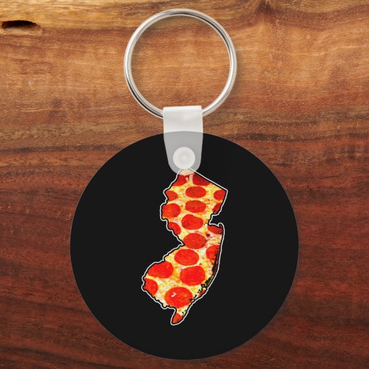 New Jersey Pepperoni Zza  Sleutelhanger (Voorkant)