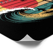 New Jersey Point Pleasant Beach surfen Poster (Hoek)