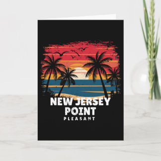New Jersey Point Pleasant Surfboarder Palmboom Zo Kaart