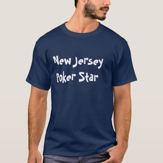 New Jersey Poker Star T-shirt (Voorkant)