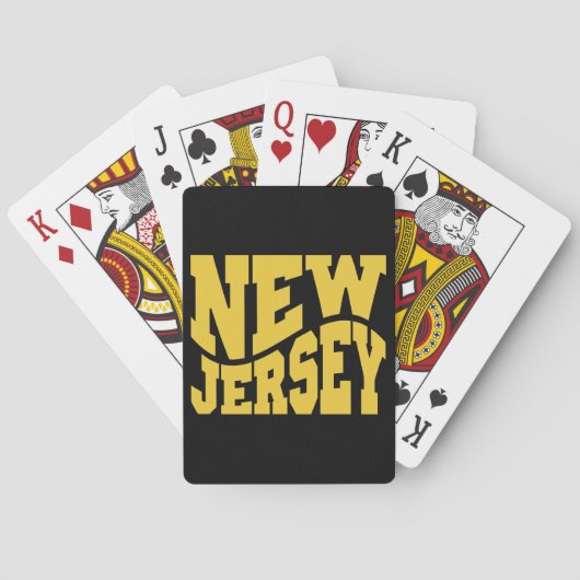 New Jersey Pokerkaarten (Achterkant)