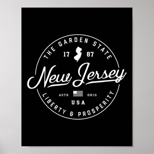 New Jersey Poster (Voorkant)