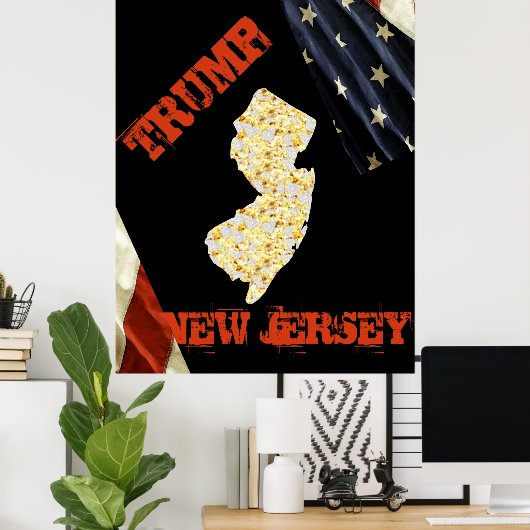 NEW JERSEY POSTER (Thuiskantoor)