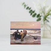 New Jersey, Pushing off the boat, beeldende kunst, Briefkaart (Staand voorkant)