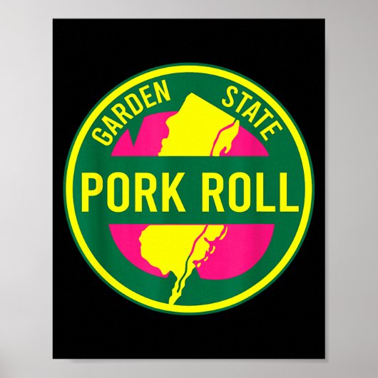 New Jersey Rk Roll Nj Garden State Parkway Sign Gr Poster (Voorkant)