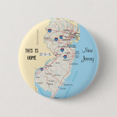 New Jersey Ronde Button 5,7 Cm (Voorkant)