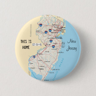 New Jersey Ronde Button 5,7 Cm