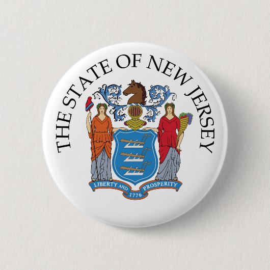 New Jersey Ronde Button 5,7 Cm (Voorkant)