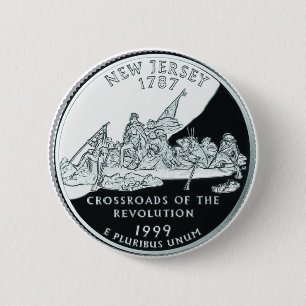 New Jersey Ronde Button 5,7 Cm