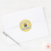 New Jersey Ronde Sticker (Envelop)