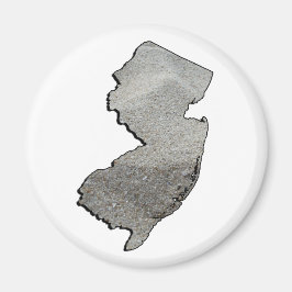 New Jersey Sandy State Outline Magneet