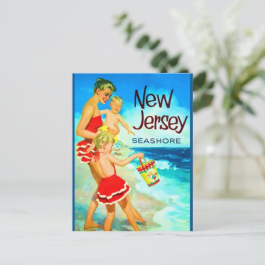 New Jersey Seashore Briefkaart (Staand voorkant)